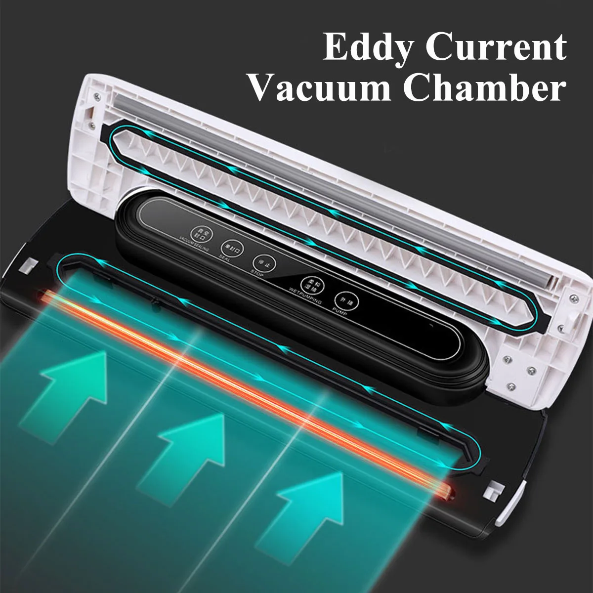 

NEW Household food Vacuum Sealer 220V Mini Kitchen Packaging Machine Film Sealer Vacuum Packer With 8Pcs Vacuum Saver Bags