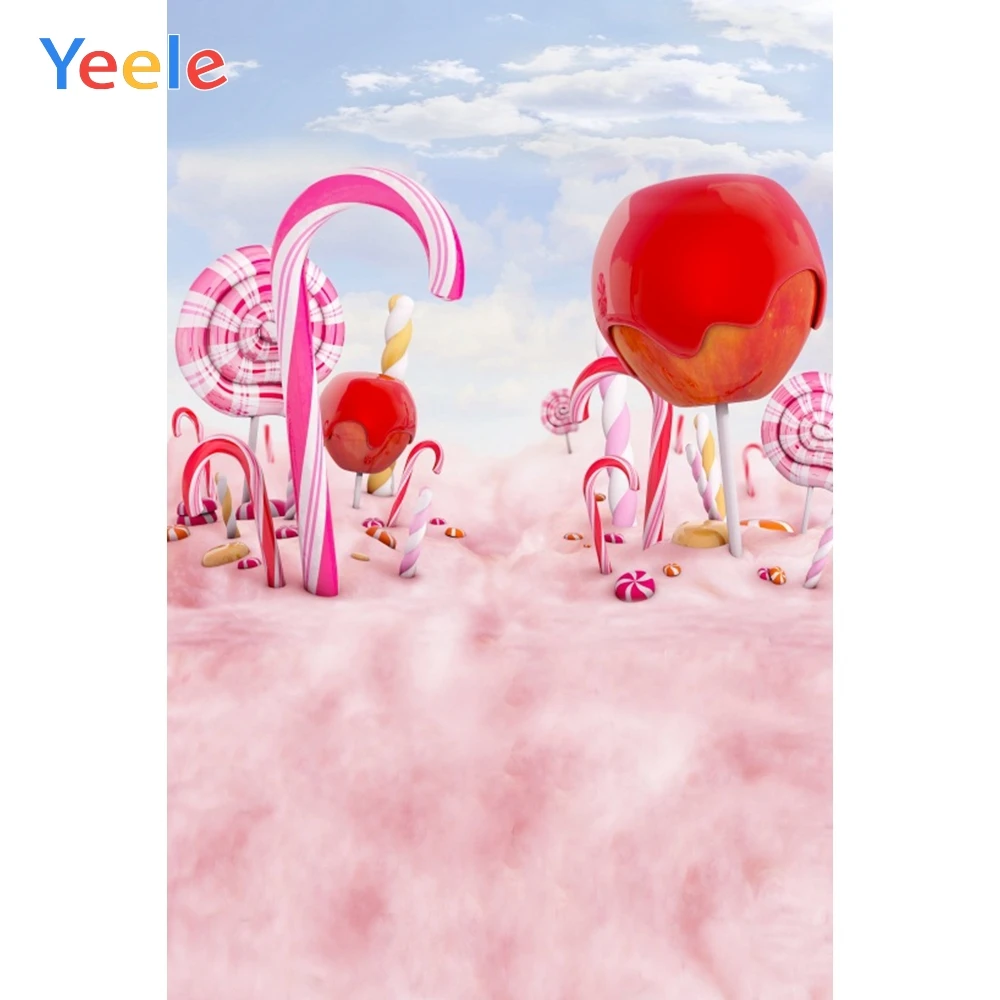 Вечерние фотофоны Yeele с конфетами для малышей детей на день рождения фоны