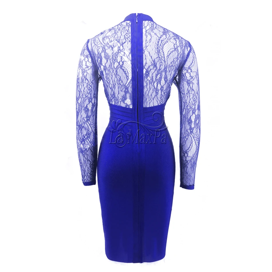 2021 новые летние облегающие Женские вечерние Бандажное платье Королевского