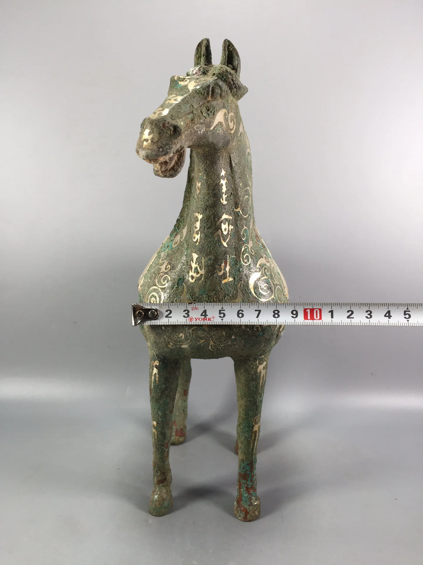 

LaoJunLu Bronze: Wrong Silver Tang And Horse Pair Weighing 1.9Kg Imitation antique bronze masterpiece collection of solitary