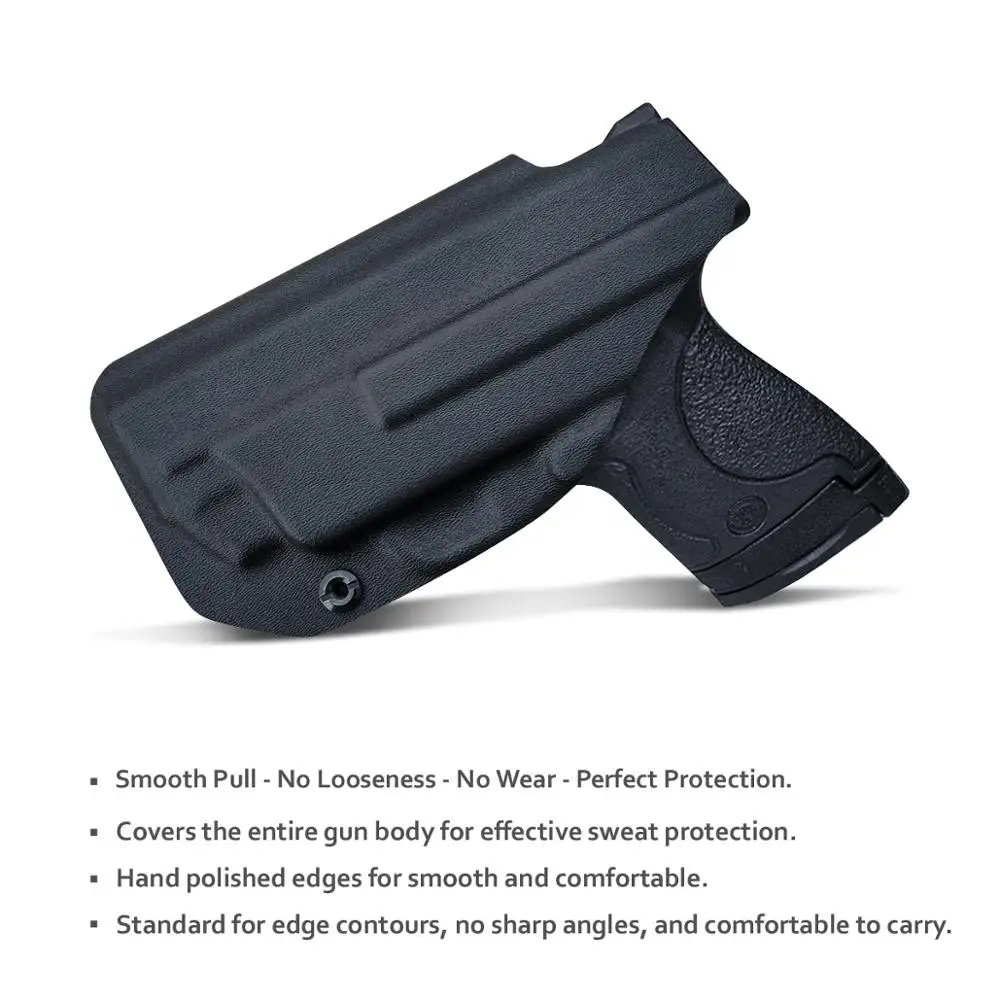 Полюс. Ремесло KYDEX кобура iwb Smith & Wesson M P щит 9 мм/. 40/лазерный пояс скрытый чехол для