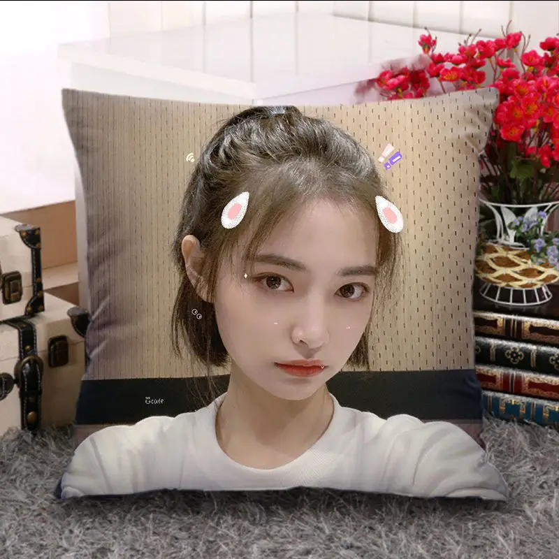 The9 The Nine Xu Jiaqi Kiki двухсторонняя плюшевая пятнистая Подушка диванная подушка домашний декор настраиваемая китайская звезда