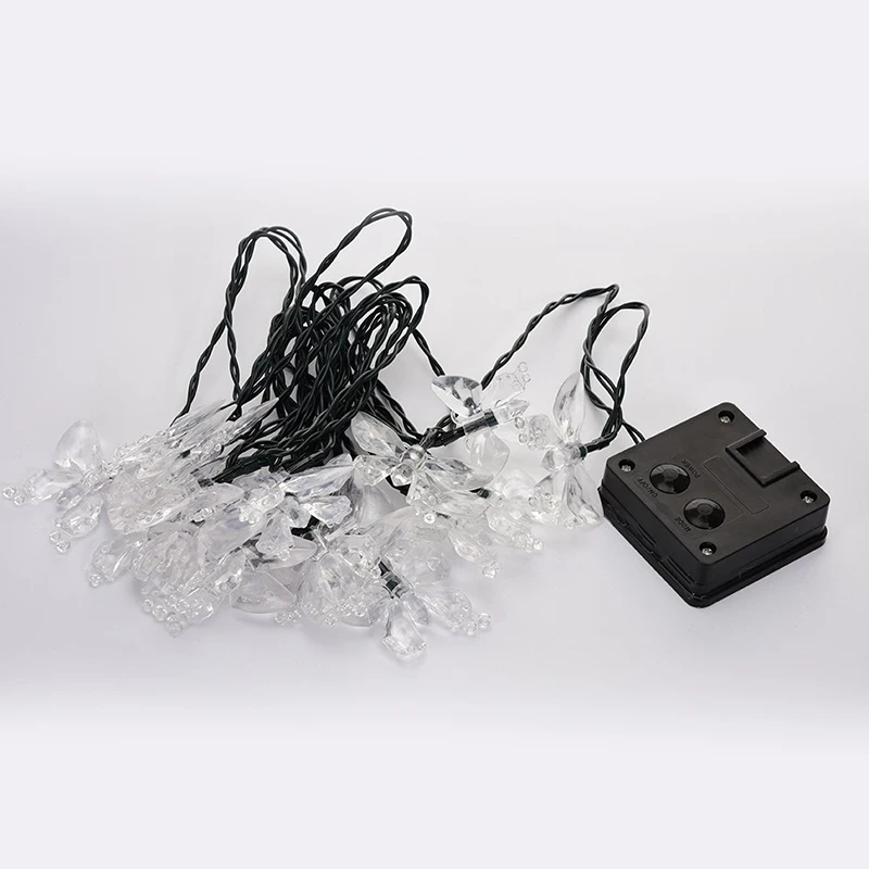 Светодиодная Солнечная лампа в форме бабочки наружный водонепроницаемый