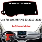 Taijs украшение для левого руля, высококачественный полиетровый волоконный коврик для приборной панели автомобиля, коврик для приборной панели для JAC REFINE S3 2017 2018 2019 2020