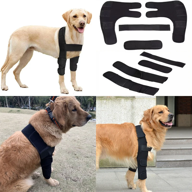 

Dog Front Leg Brace Elbow Protector Wrap Hock Heals Prevents Help Surgical Joint Wrap Wounds Support Accessories Curing Supplies