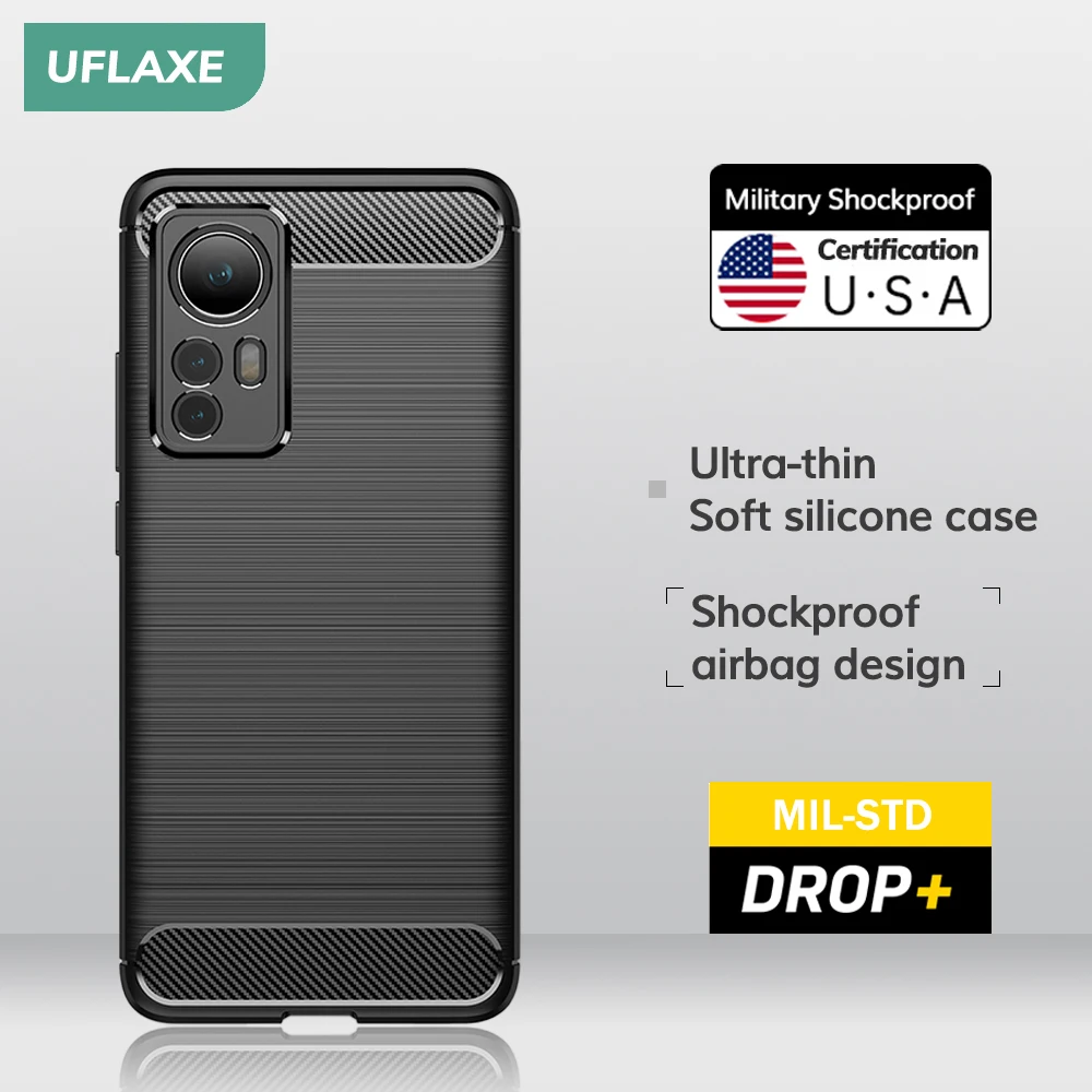 

Luxury Shockproof Soft Silicone Case for Xiaomi 12 Pro Xiaomi 12 Ultra Ultra-thin Back Cover Casing