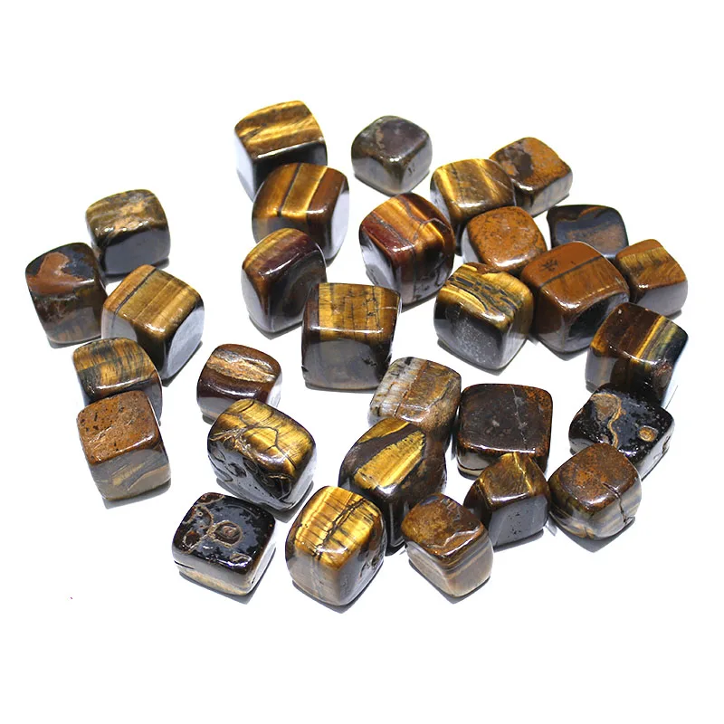 

1 Kg Natural yellow tiger eye stone cubes for fengshui