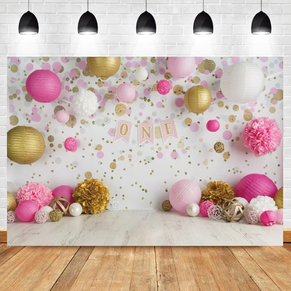 1st Birthday Backdrop For Photography Stage Ice Cream Prizes Tickets Newborn Baby Child Shoot Background Photocall | Электроника