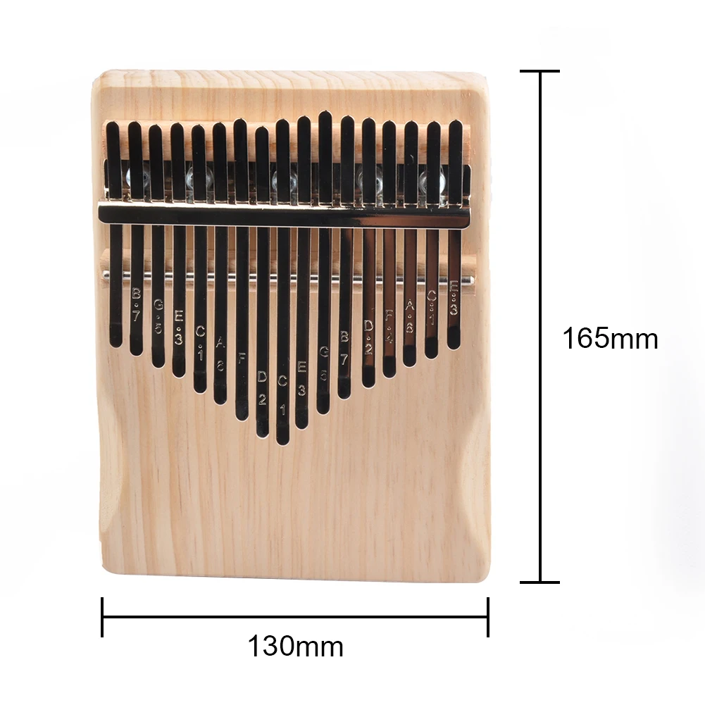 

17 Keys Kalimba Thumb Piano Musical Instrument Beginner African Kalimba Musical Percussion Instrument for Beginner