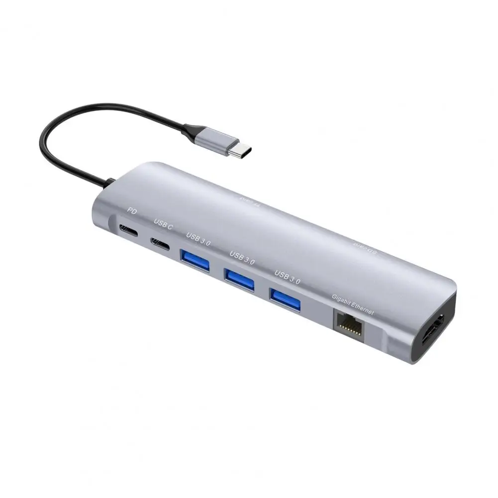 

Type C Converter High-Speed Connector Aluminum Alloy Hub Dock Adapter