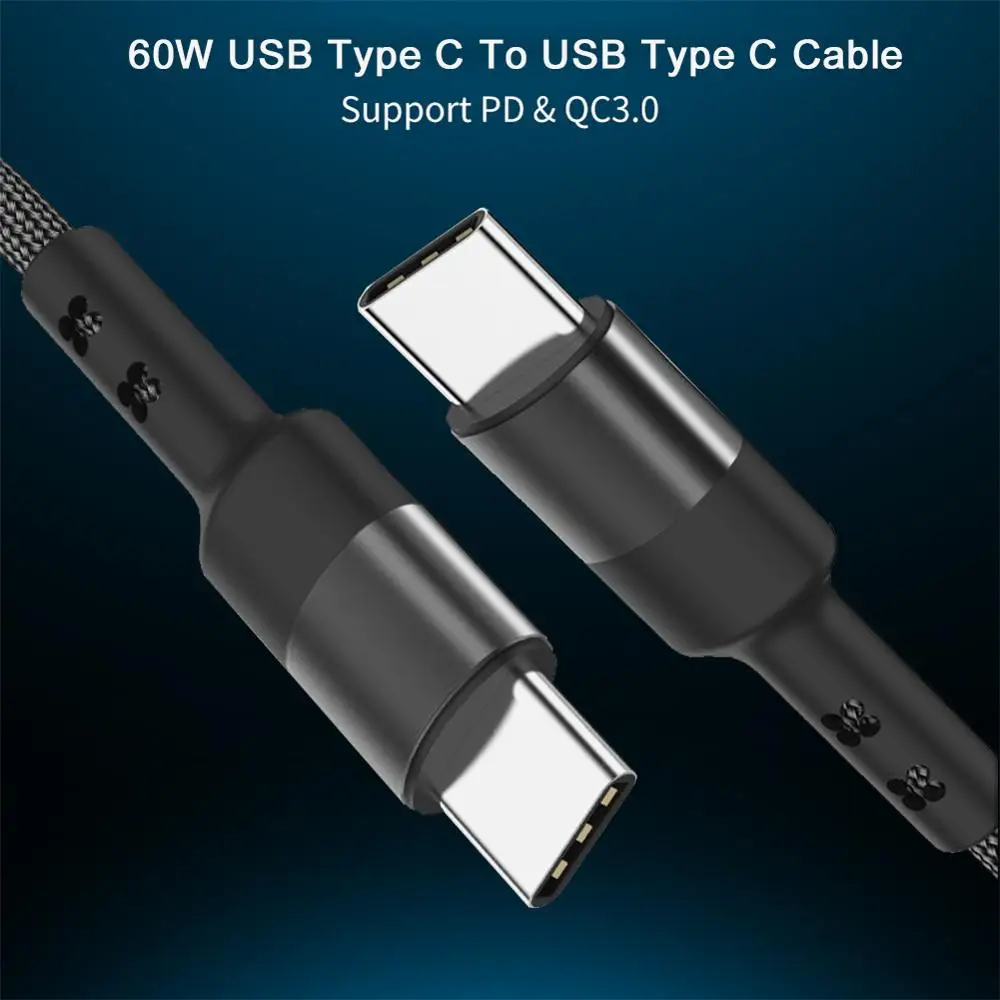 Кабель зарядный сетевой с разъемами USB 3 0 и Type C А 3/1 м|Кабели для мобильных