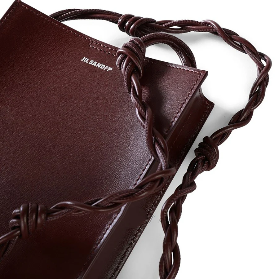 Повседневные однотонные женские сумки на плечо ручной работы с тканым ремешком