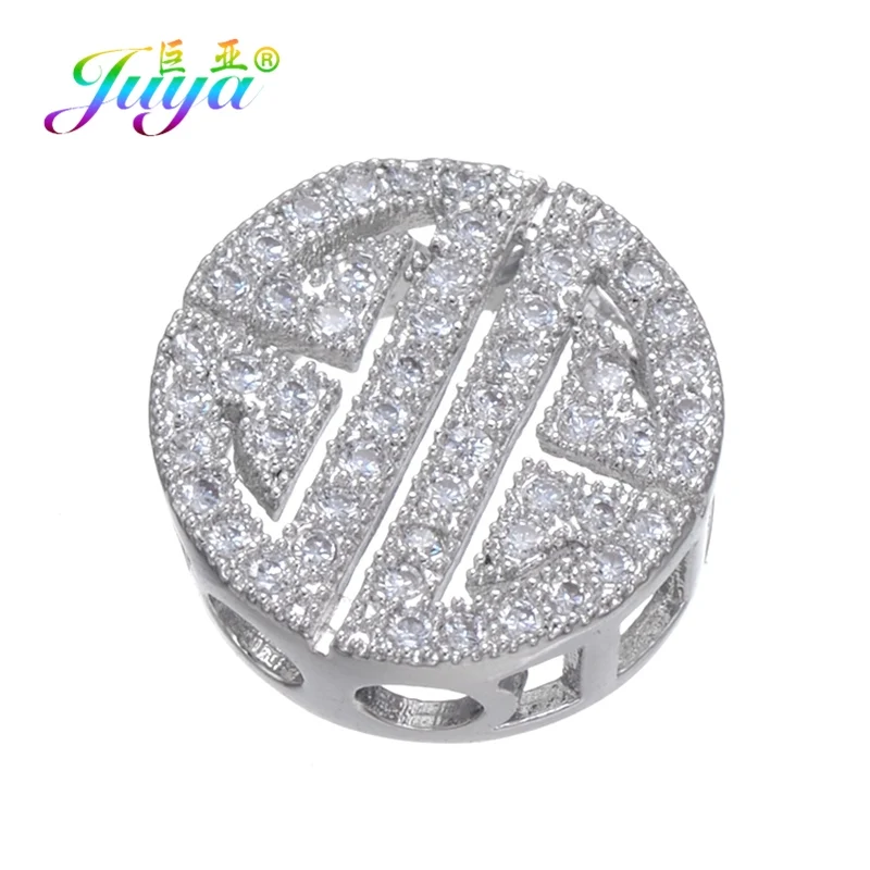 Juya DIY Ювелирные изделия из жемчуга компоненты несколько рядов металлический разделитель спейсер баров для натуральных камней Жемчуг Бисероплетение ювелирных изделий - Цвет: White Gold