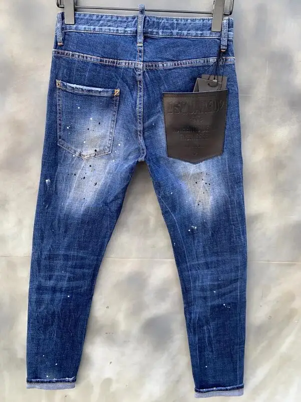 Men women denim classic,Authentic DSQUARED2,Retro,Italian brand ,Women/Men Jeans,locomotive,Jogging jeans,Dsq005-1