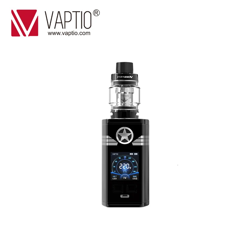 Оригинальный комплект Vaptio Capt 'n Paragon 220 Вт боксмод вейп с атомайзером 8 мл/2 мл