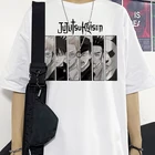 Женская футболка в стиле Харадзюку, Готическая аниме рубашка, юютсу, кайсен, юйцзи итадори, с принтом, Повседневная футболка оверсайз в стиле Харадзюку, уличная одежда