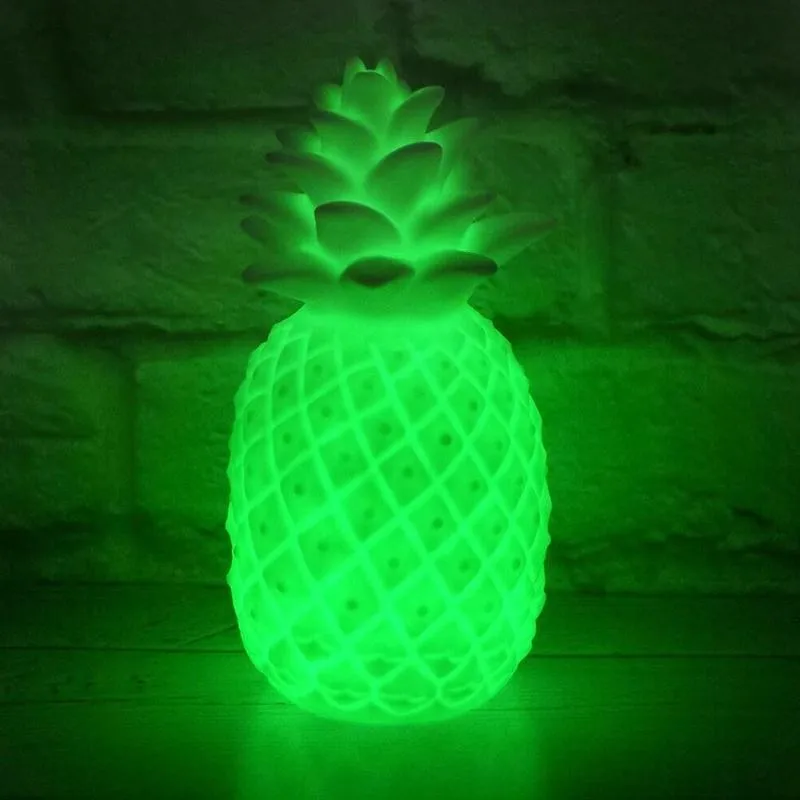 Ананас светодиодный ночной Светильник стол в форме фруктов лампа красочные