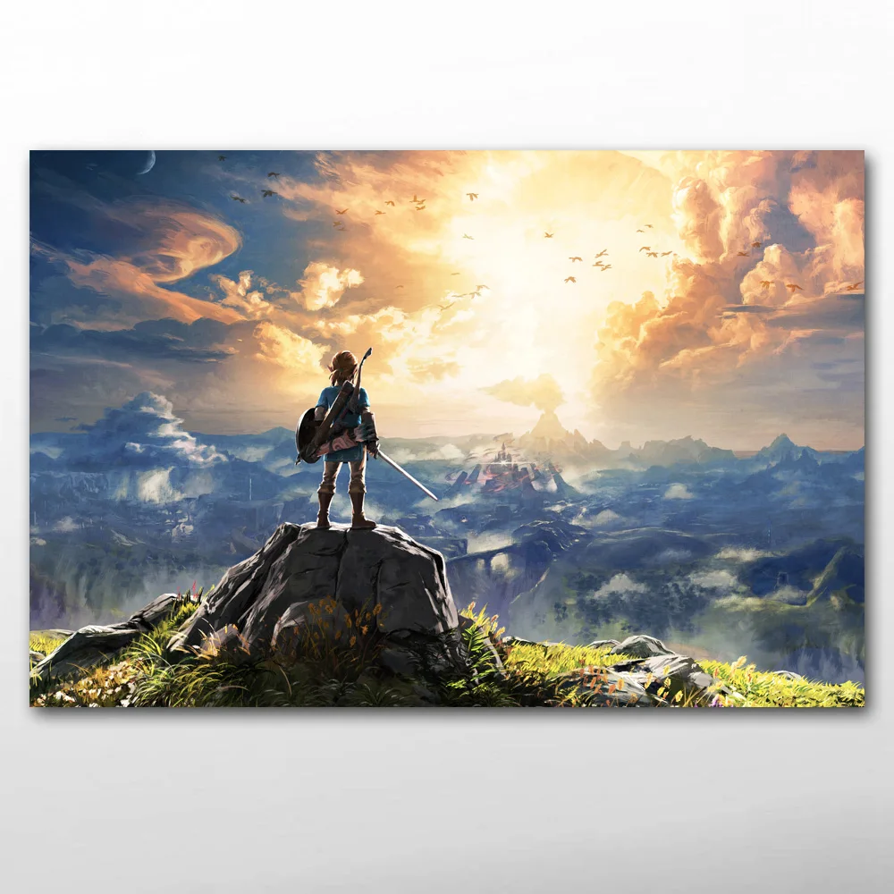 Плакаты и принты видеоигра The Legends of Zeldas обои на холсте настенные картины для