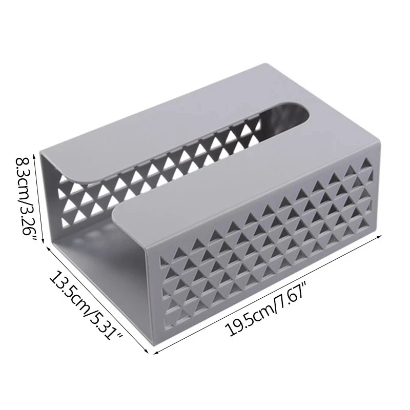 

Wall-Mounted Tissue Boxes Bathroom Accessories Organizer Wall Shelf Napkin Holder Storage Box Tissue Holder Home Office Storage