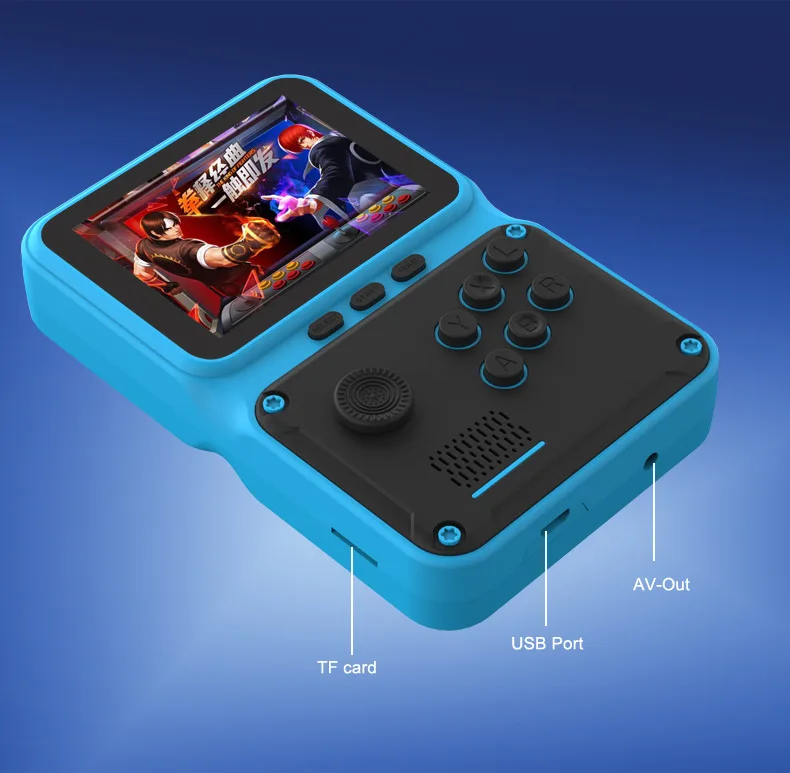 Портативная игровая консоль M30 в стиле ретро 2 8 дюйма 16 битная мини 1500 встроенных