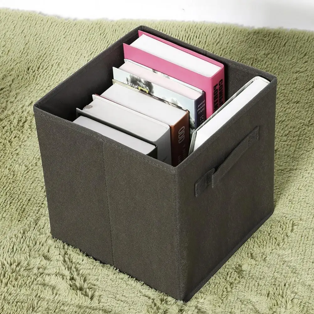 

Lightweight Non-Woven Foldable Sundries Toys Books Organizer Clothes Storage Box