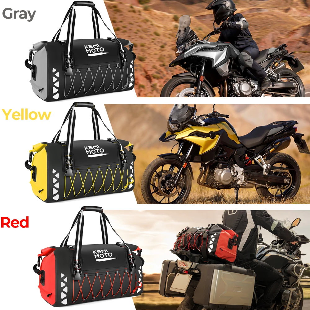 Боковая Сумка для багажа на мотоцикл 50 л боковой Чехол водонепроницаемая сумка BMW