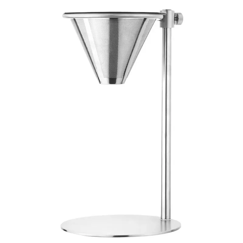 Кофейная капельная стойка из нержавеющей стали двухслойный фильтр легко