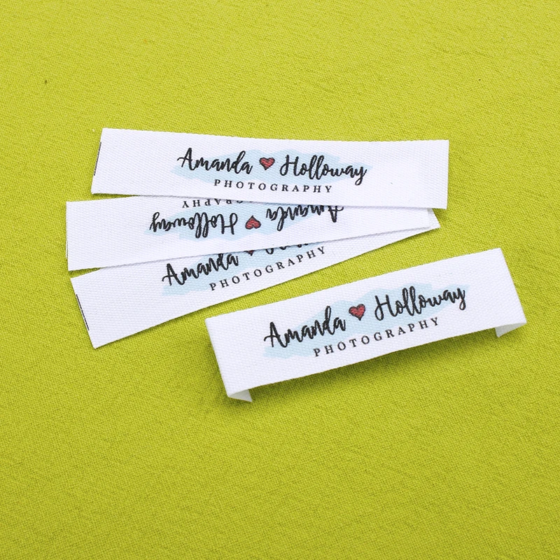 

Custom Clothing Labels - Name Tags , Personalized Brand,Organic Cotton Tags, Printing Labels, wedding Labels Made (MD0219)