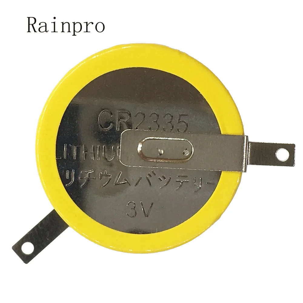 Литиевая батарея Rainpro 2 шт./лот CR2335 2335 3V 130 градусов с кнопкой сварки|Часовые