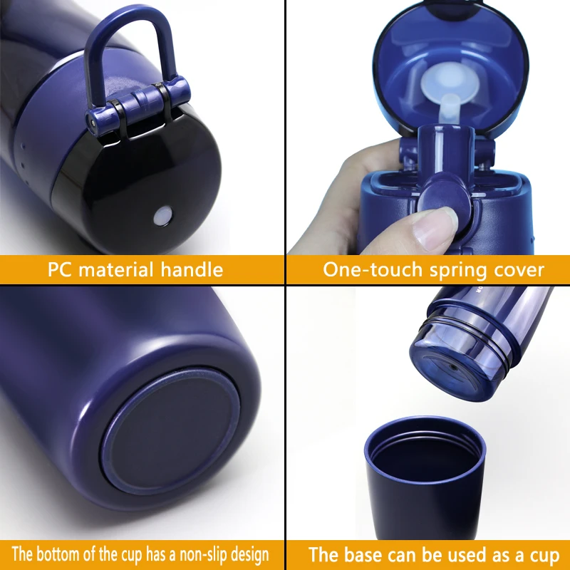 Бутылка для воды 570 мл пластиковая посуда напитков походов занятий спортом школы