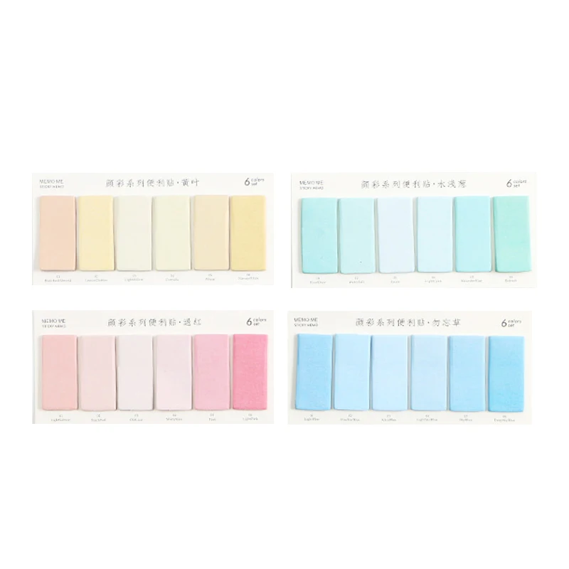 120 Sheets Creative Colorful Memo Pad Sticky Notes Paper Index Bookmark Notebook Stationery School Office Supplies |