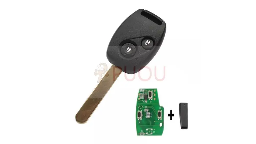 2button 2 кнопки дистанционного ключа автомобиля 313,8 МГц MLBHLIK-1T ID46 для Honda Accord Crosstour CRV Fit Insight 2008 2009 2010 2011 2012 - Количество кнопок: 2button