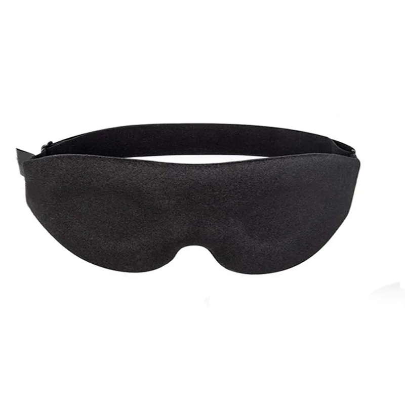 

3D Sleep Eye Mask Adjustable Cushion Reusable Aviation Breathable Black Summer No Nose Three Dimensional Shade Eye Mask