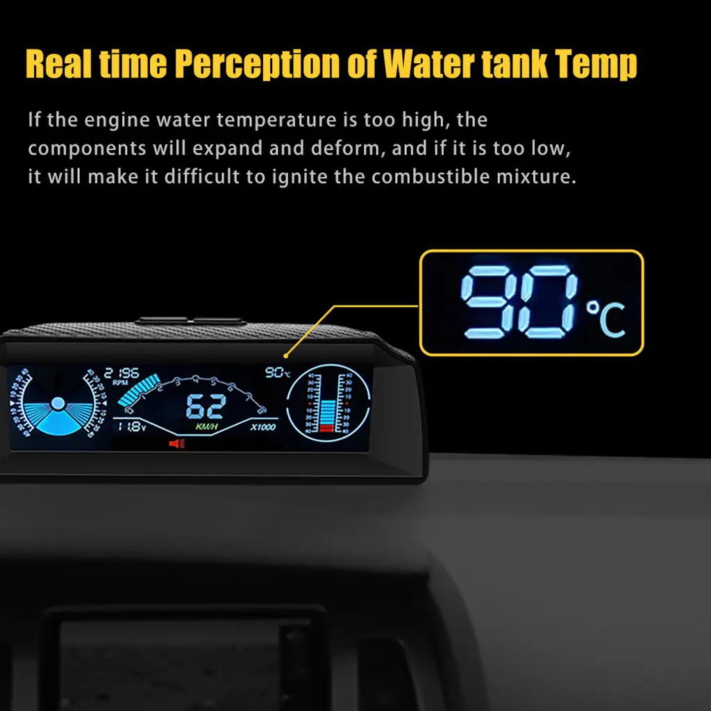 

Клинометр X90 OBD, инклинометр, умный компас широты автомобиля