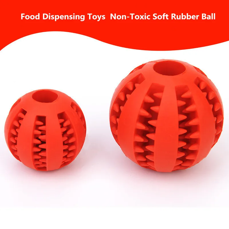 Собачий мяч игрушки для чистки зубов домашних животных/жевания/игры IQ Treat Ball