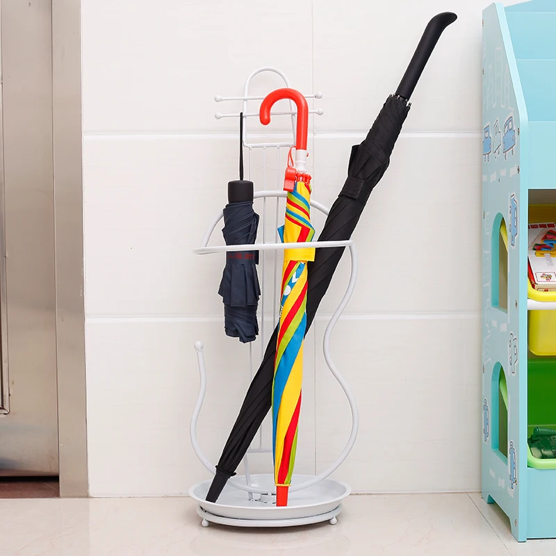 

Creative Iron Umbrella Holder Anti-rust Violin Model Umbrella Storage Sombrilla Playa For Long Short Umbrella Hanger Stands
