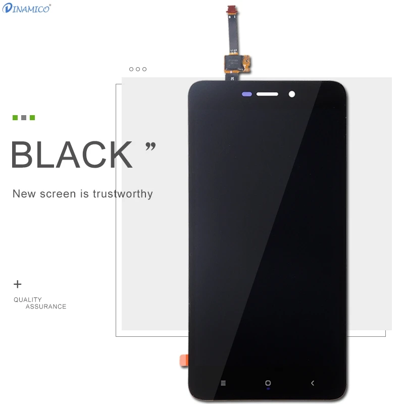 Dinamico, 1 шт., 5,0 дюйма, для Xiaomi Redmi 4A, ЖК-дисплей с сенсорной панелью, стеклянный экран, дигитайзер в сборе с рамкой