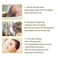 60ml polygonum multiflorum ginger anti hair loss shampoo root strong care care scalp p6q7