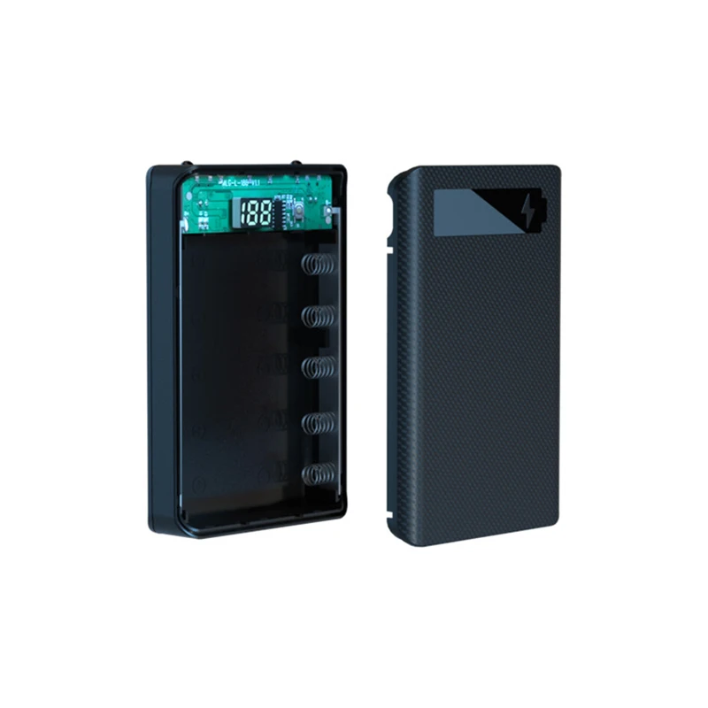 Новый чехол для аккумулятора 18650 коробка хранения 5 В двойной USB с цифровым