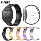 Ремешок FIFATA 20 22 мм из нержавеющей стали для часов Huami Amazfit NeoGTR 2GTS 2Huawei GTGT 2eGarmin Forerunner 245