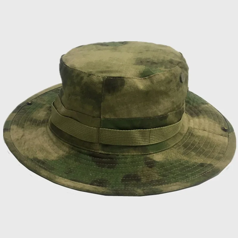 

Outdoor camouflage round hat sun hat camouflage fisherman mountaineering hat CS tactical hat outer military hat