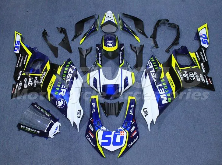 

Стильный Новый ABS полный обтекатель комплект подходит для YAMAHA YZF-R6 2017 2018 2019 R6 17 18 19 бодикон набор на заказ бесплатно синий 50
