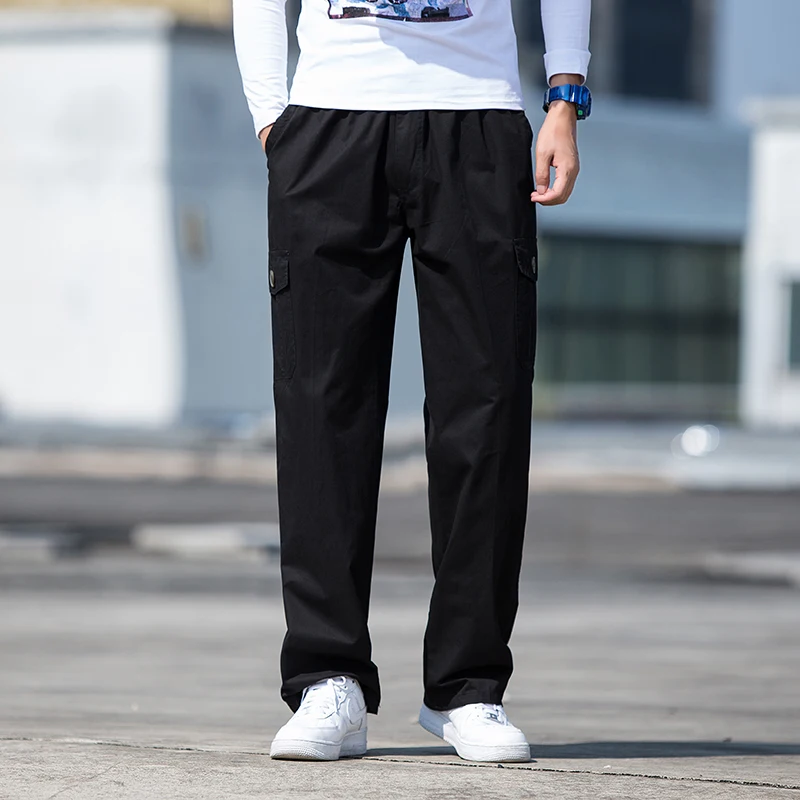 Брюки-карго мужские повседневные спортивные штаны модная уличная одежда