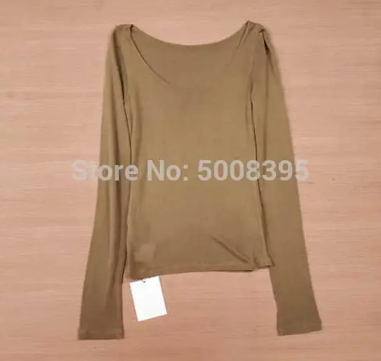 Трикотажные топы [ElfStyle] голубого цвета из вискозы с вырезом лодочкой и на спине