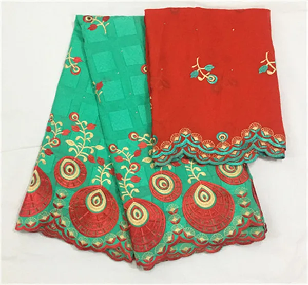 Парча в Гвинейском стиле со стразами цвет золотой Дубай кружевной ткани 100%