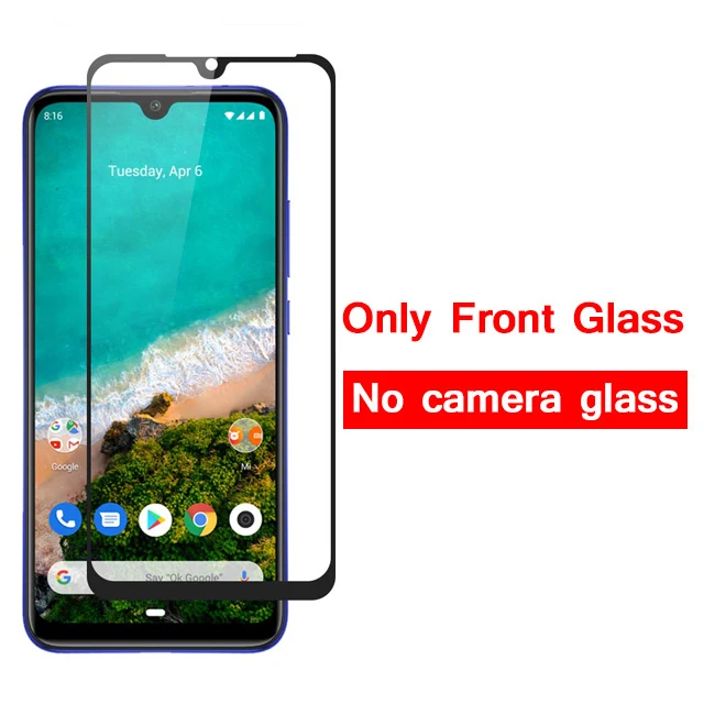 Only glass Предварительно защитное стекло на Xiaomi mi A3 mi A 3 стекло ксиоми ми A3 сяоми ми a3 ми a 3 протектор экрана стекло на Xiaomi mi A2 Lite стекло ксиоми ми A2 лайт сяоми ми a3 ми 9T Mi 9T 3ащитное Полное стекло - Цвет: Only glass