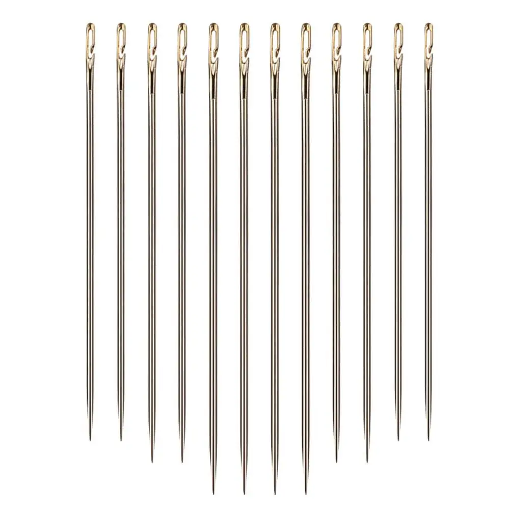 Коробка для ручного шитья инструменты вышивания отверстие сбоку 12 игл