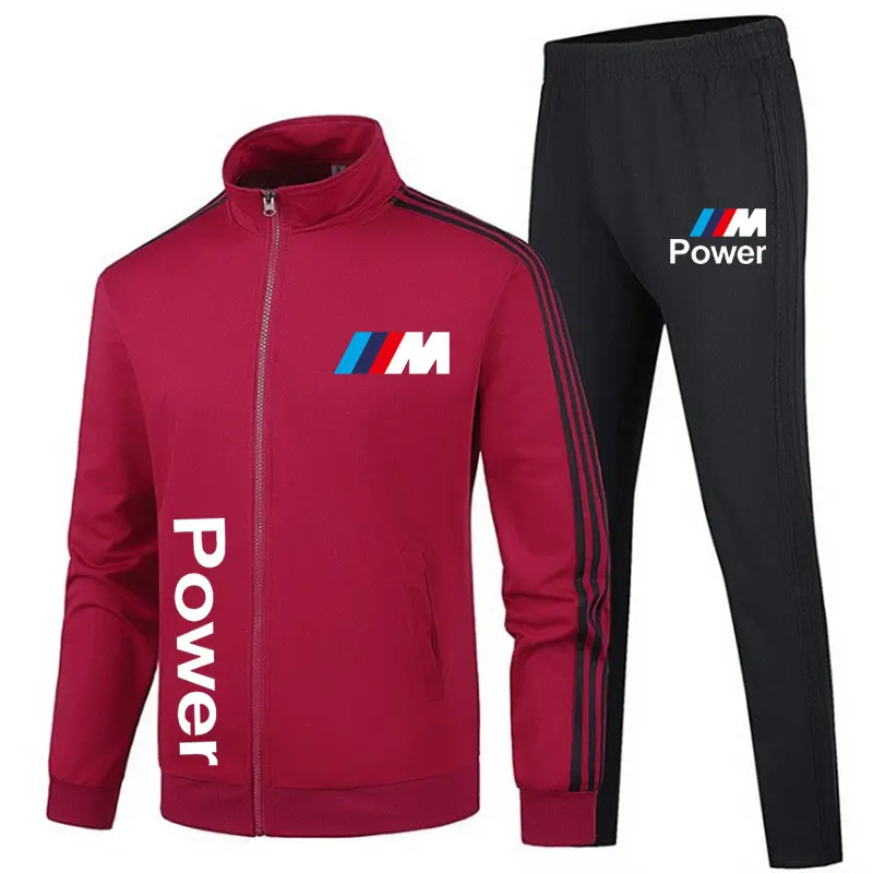 

2021 Sweater Men's Spring And Autumn New Fashion Trend Sports Men's Suit Sports Suit Warm Hooded Cardigan Sweater Pants