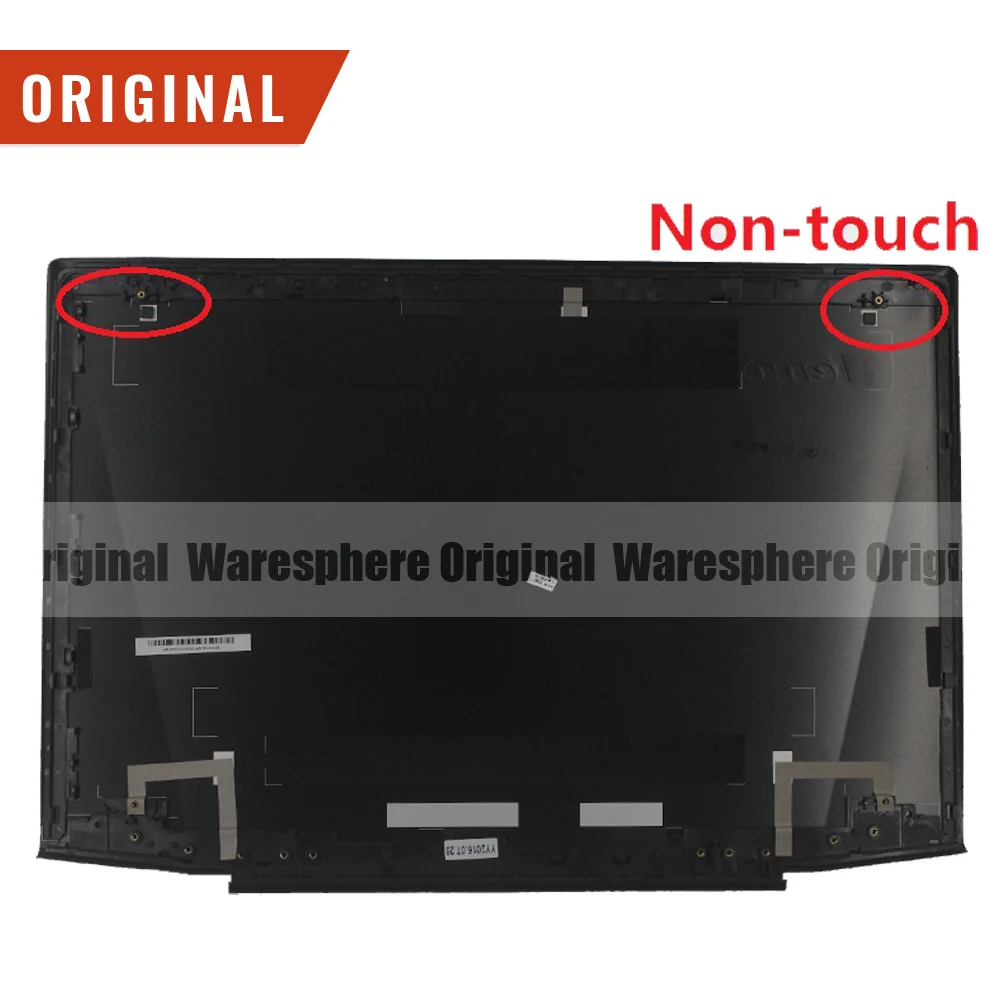Non-touch LCD Back Новинка для lenovo Y50 Y50-70 Y50-70A Y50-70AS-IS Y50-80 ЖК-дисплей задняя крышка ободок крышки петли для просмотране сенсорный Lan порт крышка AP14R000900 - Цвет: Non-touch LCD Back
