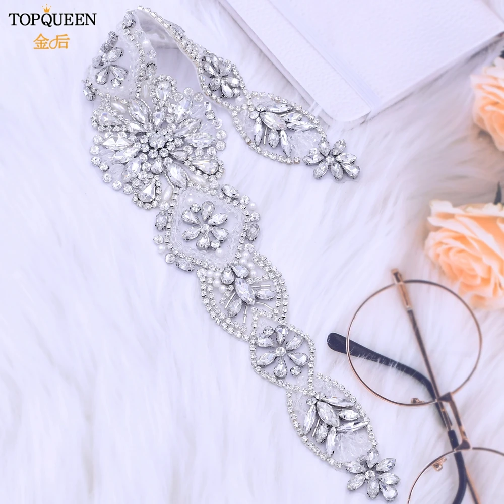 TOPQUEEN S433 пояса для свадебного платья Свадебный ремень с крестом свадебное платье